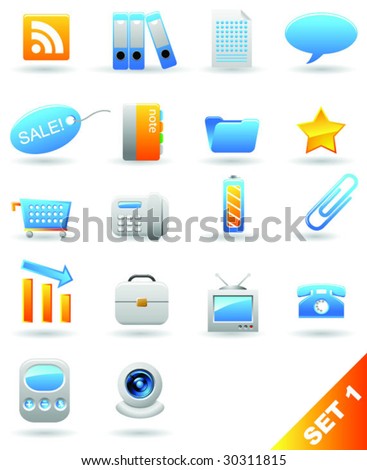 Vector icons. Set1