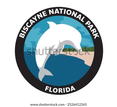 Biscayne NATIONAL PARK Florida Vector Logo