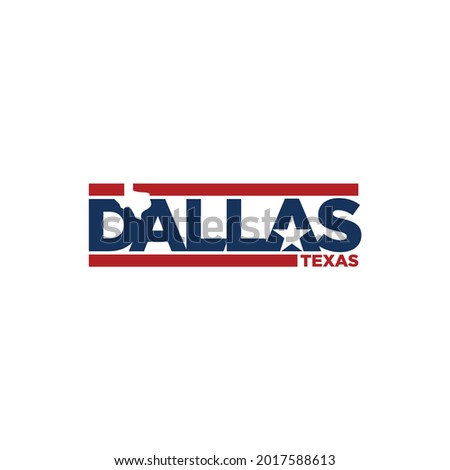 Dallas Texas Logo Design and Illustration.