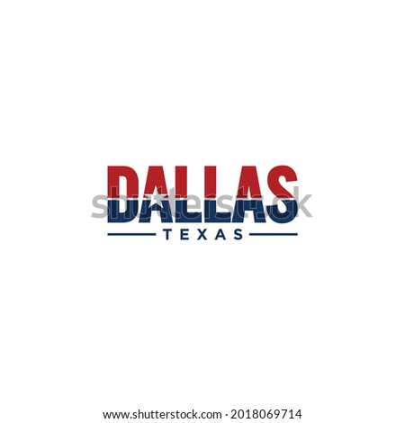 Dallas Texas Logo Design and Illustration.