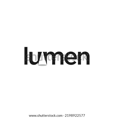 Lumen logo design. illuminati symbol. Vector Illustration.