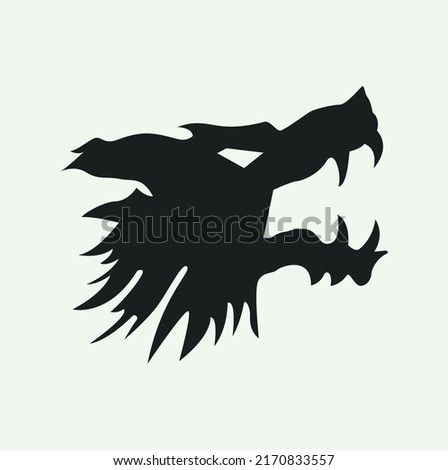 Gangrel vampire clan in flat style vector illustration.	