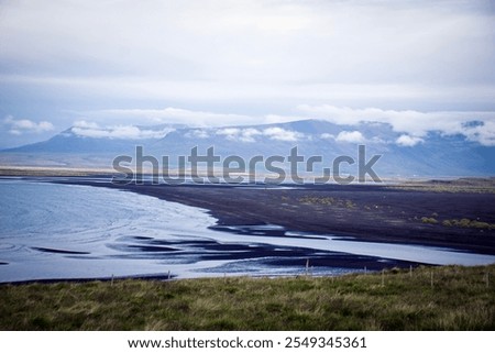 Similar – Foto Bild weites land strand nordsee