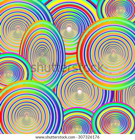 rainbow circles