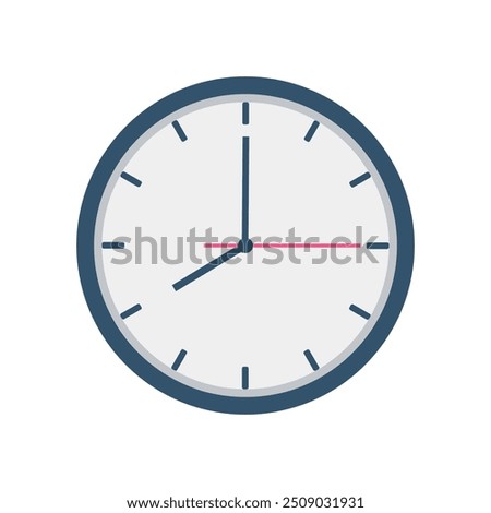 Clock icon. Wake up timer clock. Timer clock cartoon design. Watch vector illustration.