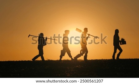 Similar – Foto Bild spaziergang Landwirtschaft