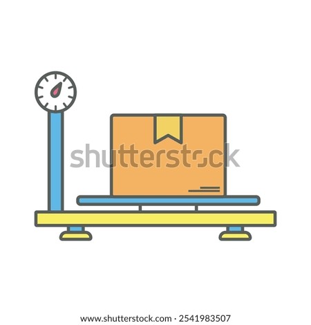 A calendar icon marked with a truck, to show delivery scheduling or shipping date. Logistic Icon isolate white background