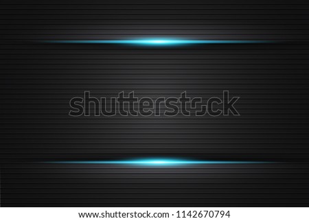 abstract metallic blue black frame layout modern tech design template background