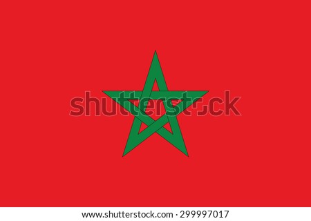 morocco flag vektor