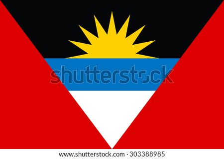 antigua and barbuda flag Vector