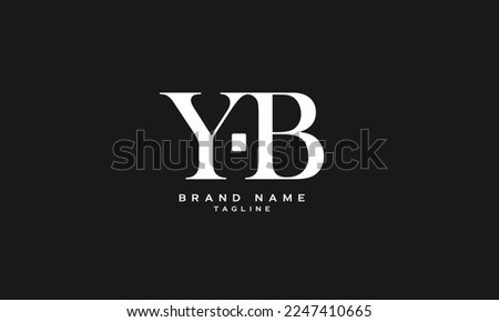 YAB, AYB, BYA, Abstract initial monogram letter alphabet logo design