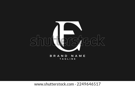 EFC, FC, EC, Abstract initial monogram letter alphabet logo design