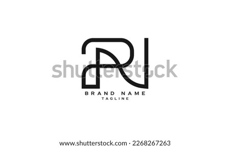 PAN, RAN, ANP, NAP, PN, RN, Abstract initial monogram letter alphabet logo design