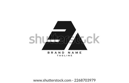 FEA, EFA, FA, AF, EA, Abstract initial monogram letter alphabet logo design
