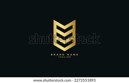 MVE, EVM, VME, ME, EM, Abstract initial monogram letter alphabet logo design