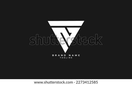 TNV, TVN, NTV, Abstract initial monogram letter alphabet logo design
