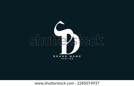 SPD, PSD, DSP, Abstract initial monogram letter alphabet logo design