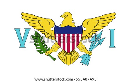 Virgin Island US Flag