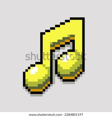 Pixel art illustration music icon. Pixelated music. Music icon pixelated
for the pixel art game and icon for website and video game. old school retro.