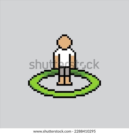 Pixel art illustration Location. Pixelated location icon. Location icon pixelated
for the pixel art game and icon for website and video game. old school retro.