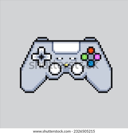 Pixel art illustration Joystick. Pixelated Joystick. Console joystick controller icon pixelated
for the pixel art game and icon for website and video game. old school retro.