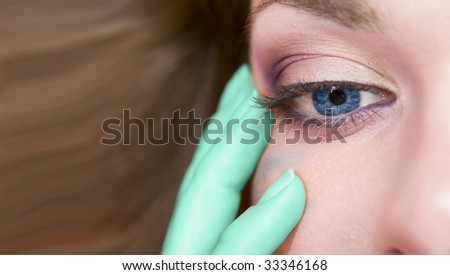 Conceptual sight at a makeup
