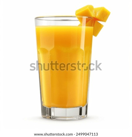 Similar – Image, Stock Photo Glass with orange juice on wooden table