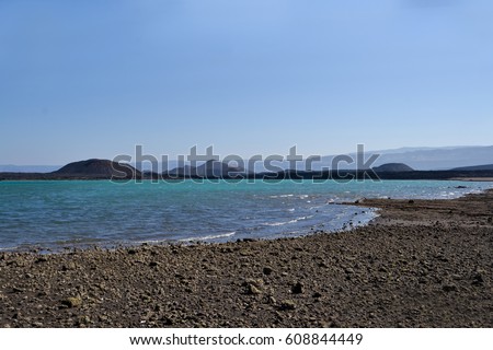 Similar – Image, Stock Photo Direct current Beach Ocean