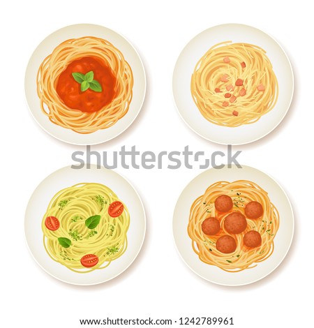 Image, Stock Photo green colored spaghetti in a row as background