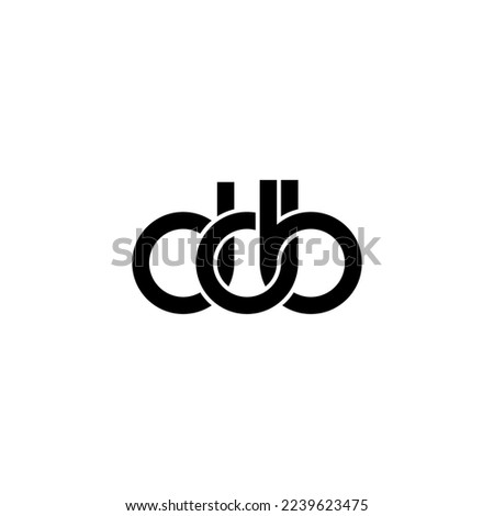 Letters DDB Logo Simple Modern Clean