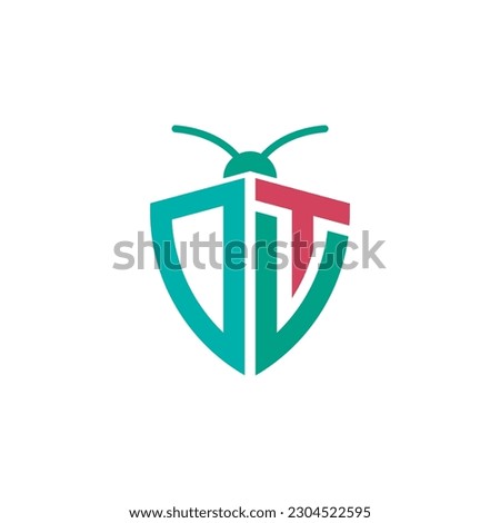 Letters DTV DVT Pest Control Logo