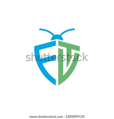 Letters FTV FVT Pest Control Logo