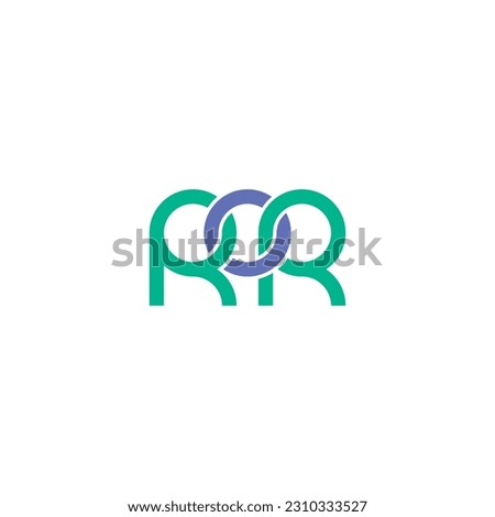 Letters ROR Monogram logo design