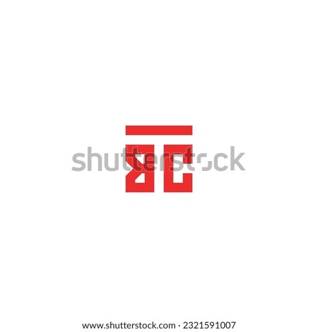 Letters TBC BCT Square Logo Minimal Simple Modern