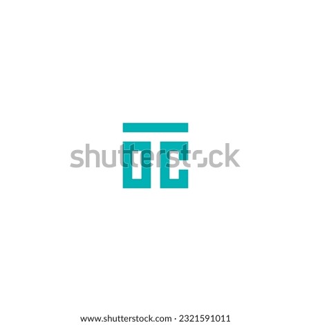 Letters TOC OCT Square Logo Minimal Simple Modern