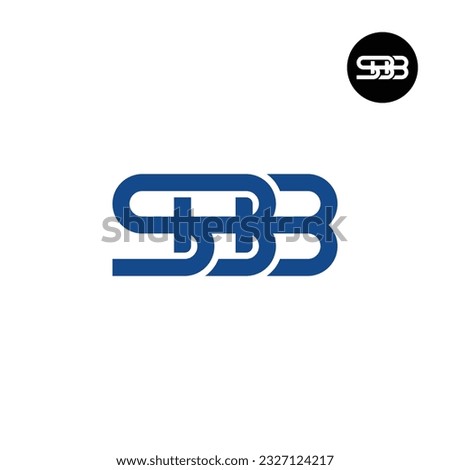 Letter SBB Monogram Logo Design