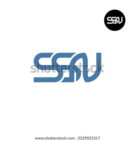 Letter SSN Monogram Logo Design