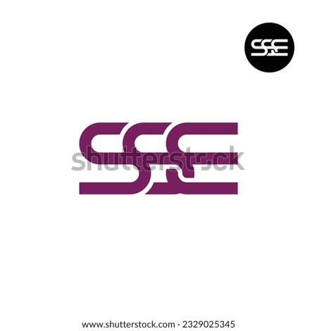 Letter SSE Monogram Logo Design