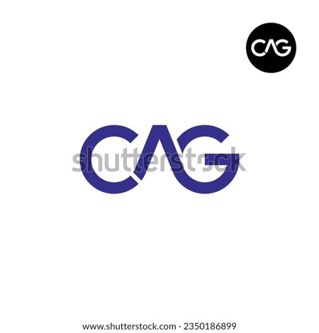 Letter CAG Monogram Logo Design