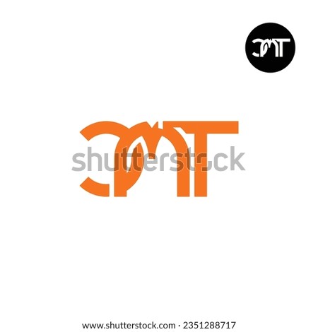 Letter CMT Monogram Logo Design