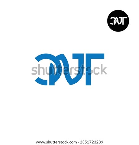 Letter CNT Monogram Logo Design