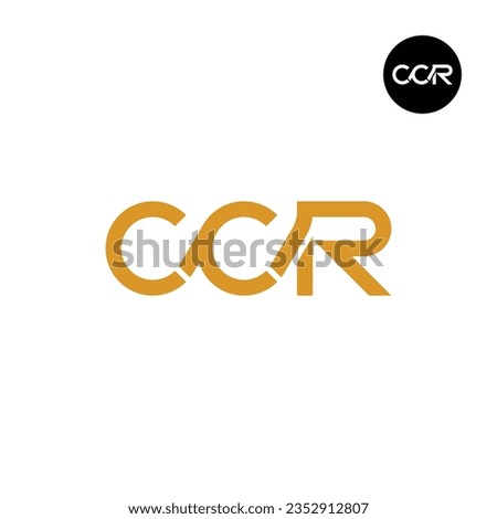 Letter CCR Monogram Logo Design