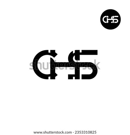 Letter CHS Monogram Logo Design