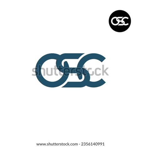 Letter OSC Monogram Logo Design