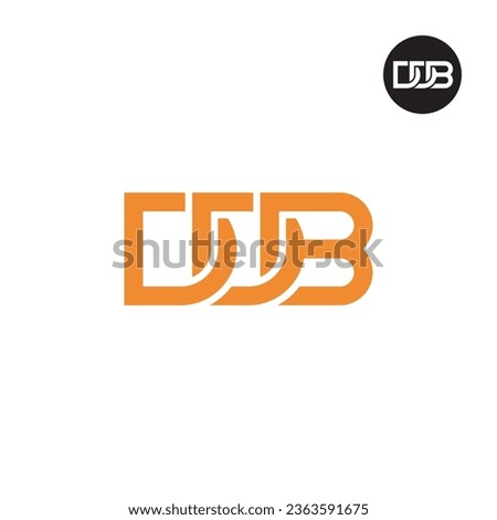 Letter DDB Monogram Logo Design