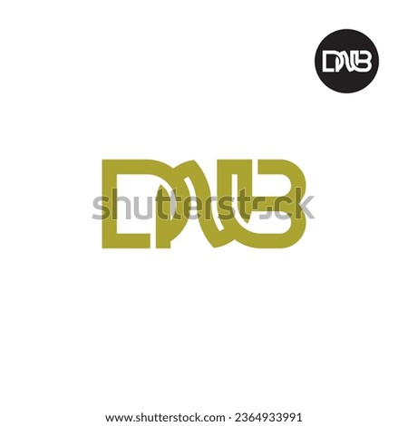 Letter DNB Monogram Logo Design