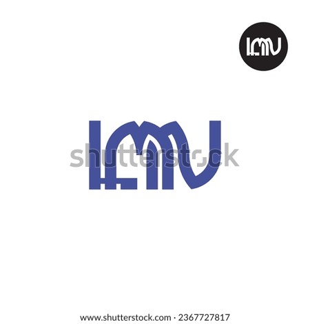 Letter LMN Monogram Logo Design