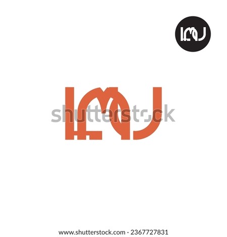 Letter LMU Monogram Logo Design