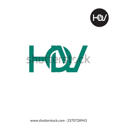 Letter HOV Monogram Logo Design