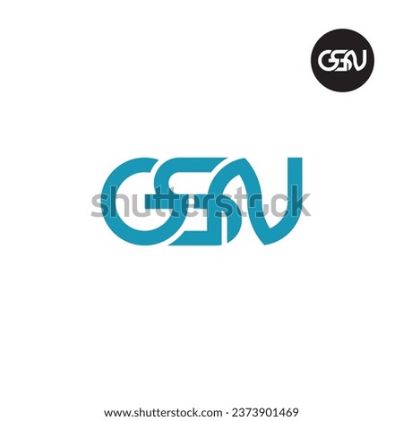 Letter GSN Monogram Logo Design